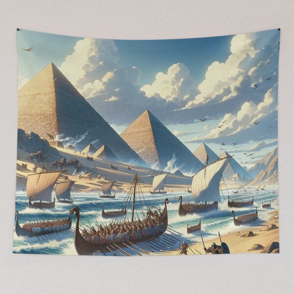 Item preview, Vikings Amidst Pyramids designed and sold by Best-Kept.