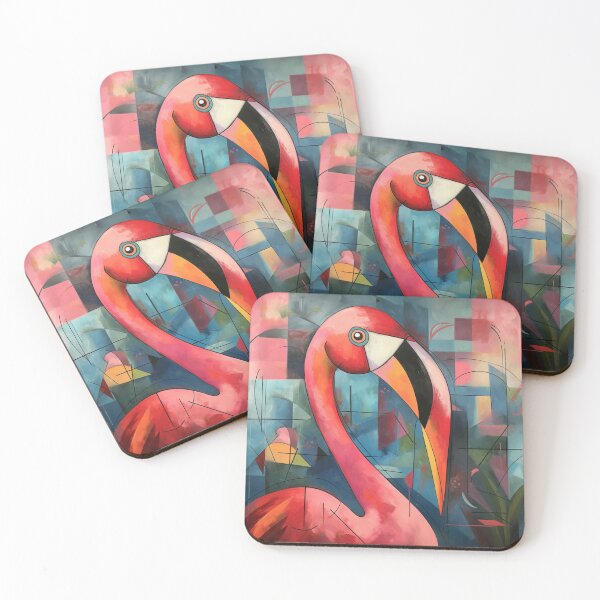 Item preview, Pink Flamingo Abstract designed and sold by whitecat23.
