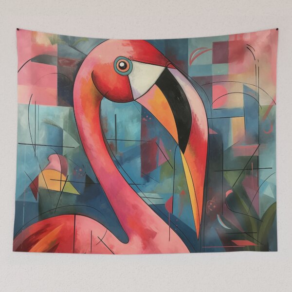 Item preview, Pink Flamingo Abstract designed and sold by whitecat23.