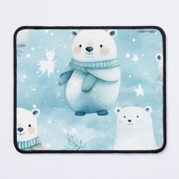 Item preview, Water color Polar Bear Frosty Winter and Icy tone designed and sold by Pord4Art.