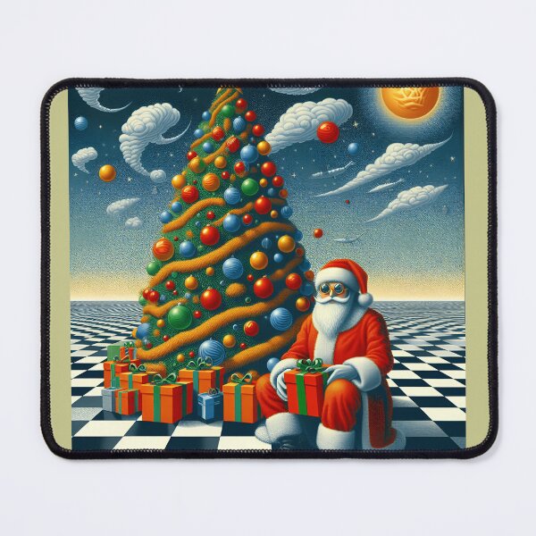 Item preview, Merry Xmas Luminescence: Santa's Gleeful Shine designed and sold by MundusUni.