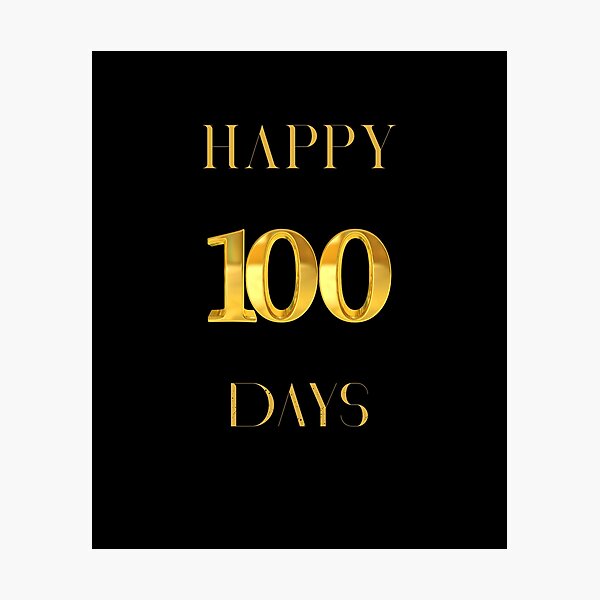 Item preview, Happy 100 Days designed and sold by ShopWearInspire.