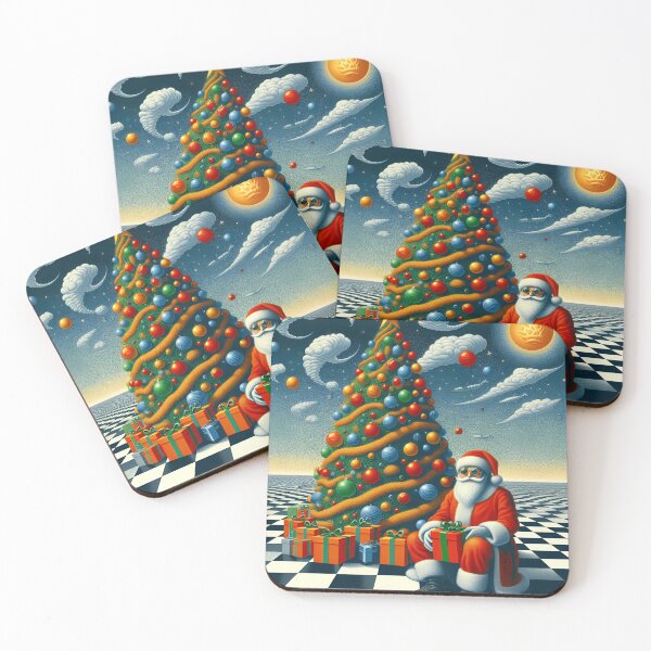 Item preview, Merry Xmas Luminescence: Santa's Gleeful Shine designed and sold by MundusUni.