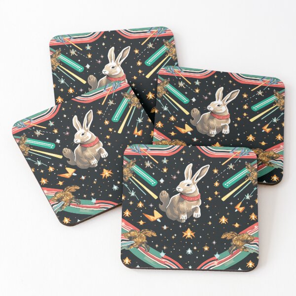 Item preview, Stellar Hare Space Bunnies designed and sold by Bokabo.