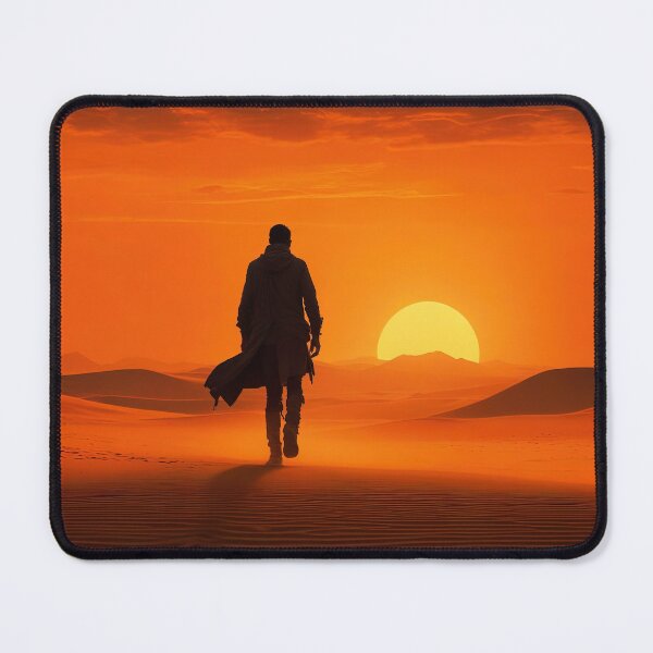 Item preview, Back lit silhouette of solitary person walking towards the setting sun designed and sold by stevanovicigor.