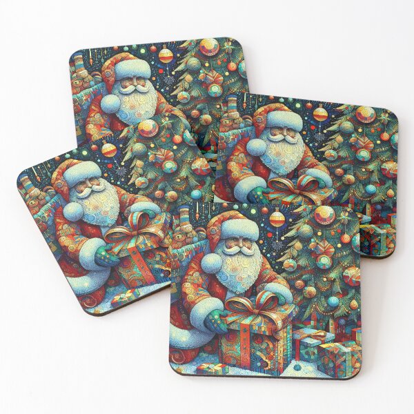 Item preview, "Merry Xmas Luminescence: Santa's Gleeful Shine designed and sold by MundusUni.