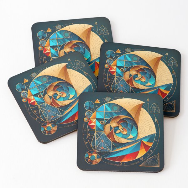 Item preview, Abstract Art: Fibonacci & Golden Ratio Fusion designed and sold by iQuorra.