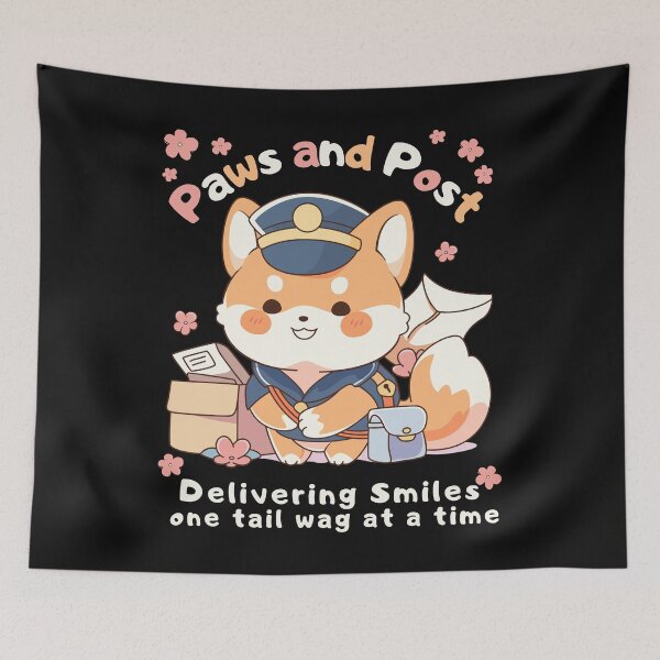 Item preview, Paws and Post : Delivering Smiles one Tail wag at a time designed and sold by Mirko Torresi.