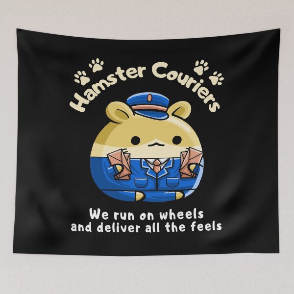 Item preview, Hamster Couriers : We run on wheels and deliver all the feels designed and sold by Mirko Torresi.