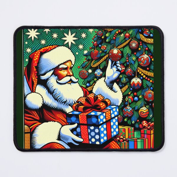 Item preview, Merry Xmas Luminescence: Santa's Gleeful Shine designed and sold by MundusUni.