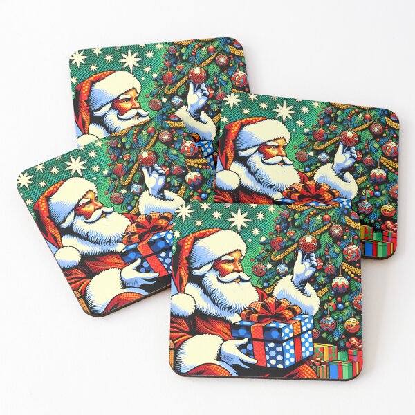 Item preview, Merry Xmas Luminescence: Santa's Gleeful Shine designed and sold by MundusUni.