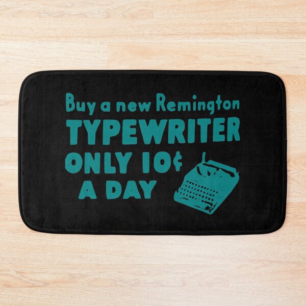 Item preview, Old Ad 10 CENTS Remington Typewriter Vintage Skyblue designed and sold by Marni Scofidio Desi9ns.