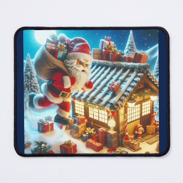 Item preview, Merry Xmas Magic: Santa's Jolly Journey in a White Christmas designed and sold by MundusUni.