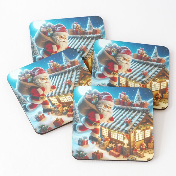 Item preview, Merry Xmas Magic: Santa's Jolly Journey in a White Christmas designed and sold by MundusUni.