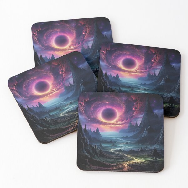 Item preview, Dark Fantasy Landscape - Black Hole Sun designed and sold by Fantasy Masterpiece.
