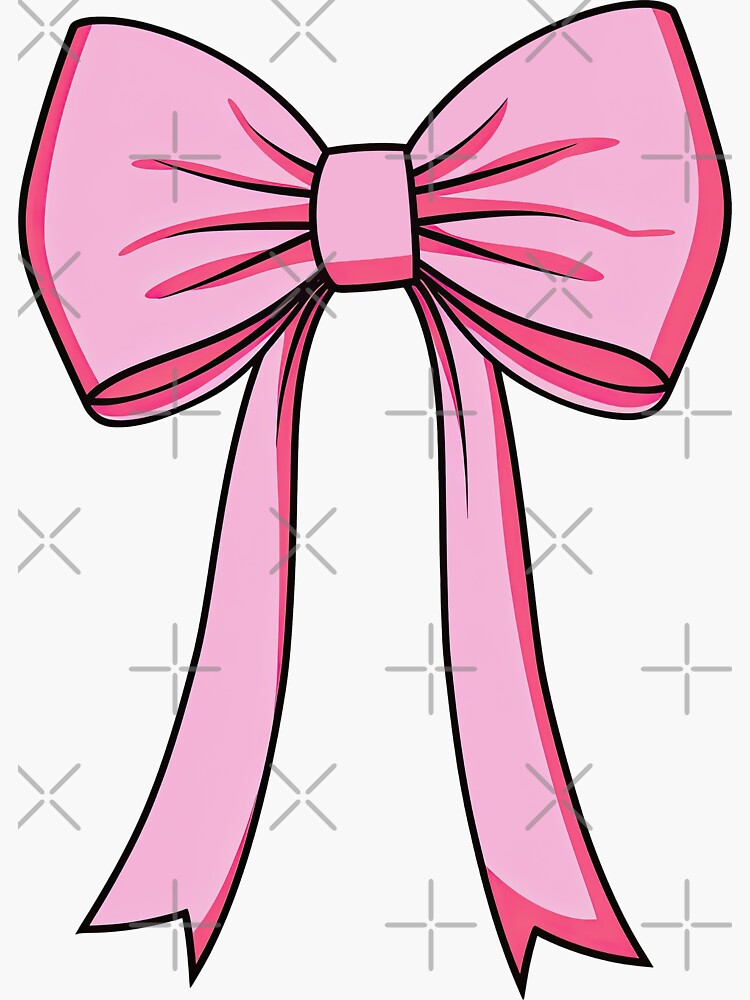 Pink Coquette Ribbons Vinyl