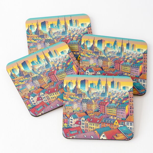 Item preview, Sunset Over Heritage City designed and sold by sarabelmont.