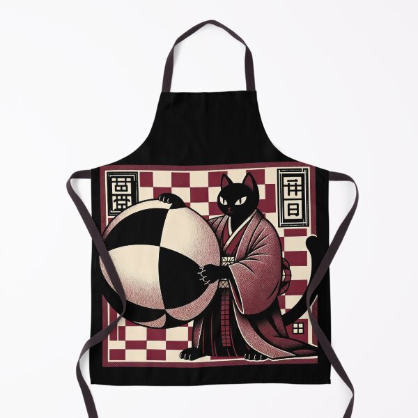 Item preview, The Edo Ballplayer: Feline Grace in Traditional Japan designed and sold by artwaves.