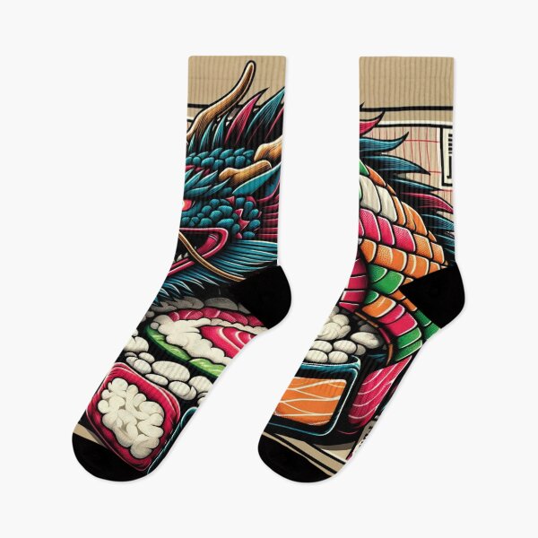 Item preview, Sushi Serenade: The Majestic Sushi Dragon designed and sold by CanvasLady.