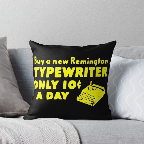 Item preview, Old Ad 10 CENTS Remington Typewriter Yellow designed and sold by Marni Scofidio Desi9ns.