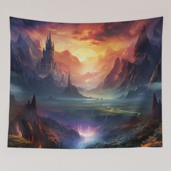 Item preview, Fantasy Landscape - World of Magic designed and sold by Fantasy Masterpiece.