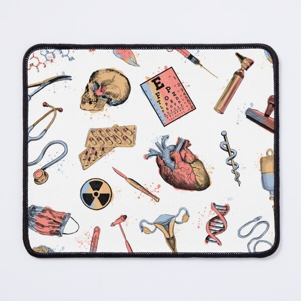 Item preview, Medical symbols for doctors and healthcare workers, pastel watercolor designed and sold by Drawmecute.
