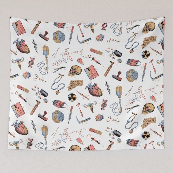 Item preview, Medical symbols for doctors and healthcare workers, pastel watercolor designed and sold by Drawmecute.
