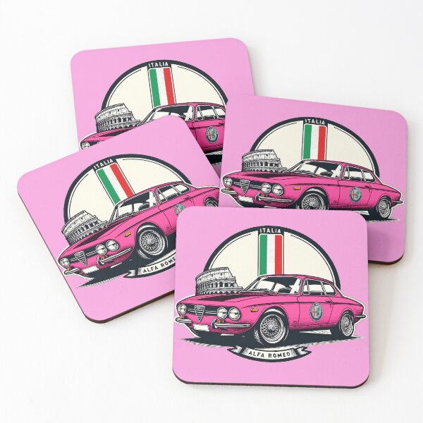 Item preview, Pink Retro Italian Elegance designed and sold by mugooooo.