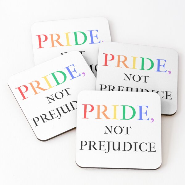 Item preview, PRIDE, NOT PREJUDICE designed and sold by BohemianLetters.