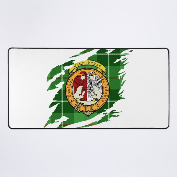 Item preview, Boyle Clan Crest Scottish Surname Tartan designed and sold by BagTown Clans.