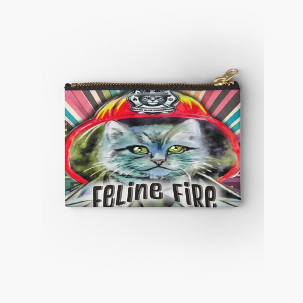 Item preview, Captain Blaze Whiskerpaws Feline Fine Firefighter designed and sold by gleefulme.