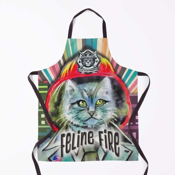 Item preview, Captain Blaze Whiskerpaws Feline Fine Firefighter designed and sold by gleefulme.