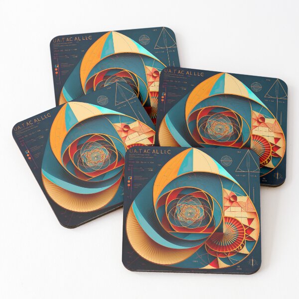 Item preview, Abstract Fusion: Fibonacci & Golden Ratio Artistry designed and sold by iQuorra.