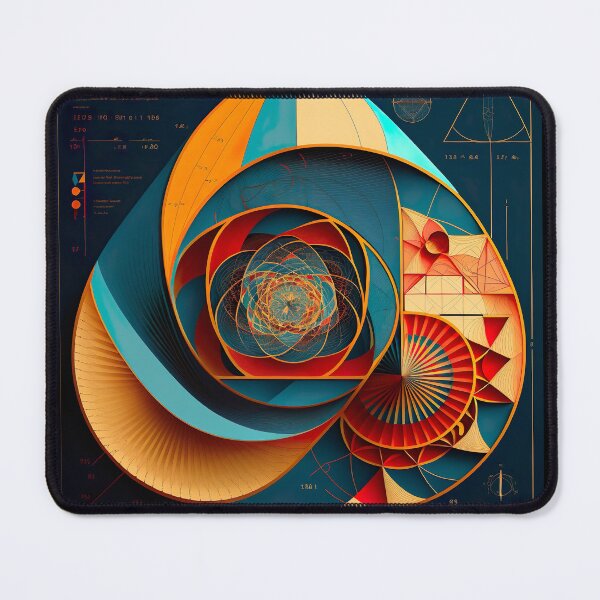 Item preview, Abstract Fusion: Fibonacci & Golden Ratio Artistry designed and sold by iQuorra.