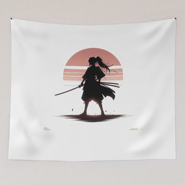 Item preview, Samurai Silhouette designed and sold by YokujinDesign.