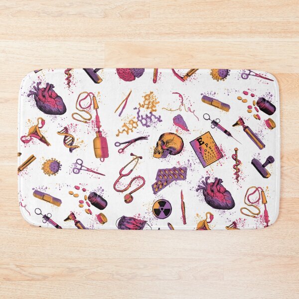 Item preview, Medical symbols for doctors and healthcare workers, vibrant watercolor designed and sold by Drawmecute.