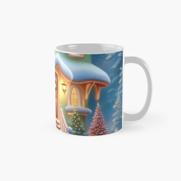 Item preview, Whimsical Storybook Winter Cottage designed and sold by FriskyLemur.
