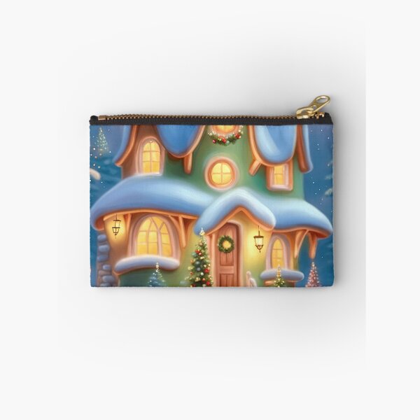 Item preview, Whimsical Storybook Winter Cottage designed and sold by FriskyLemur.