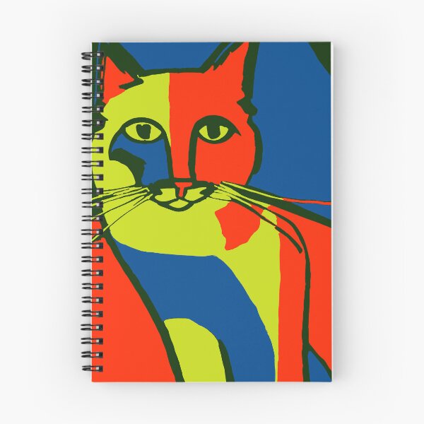 Item preview, Colorful Abstract Minimalist Cat  designed and sold by JoeStylistic.