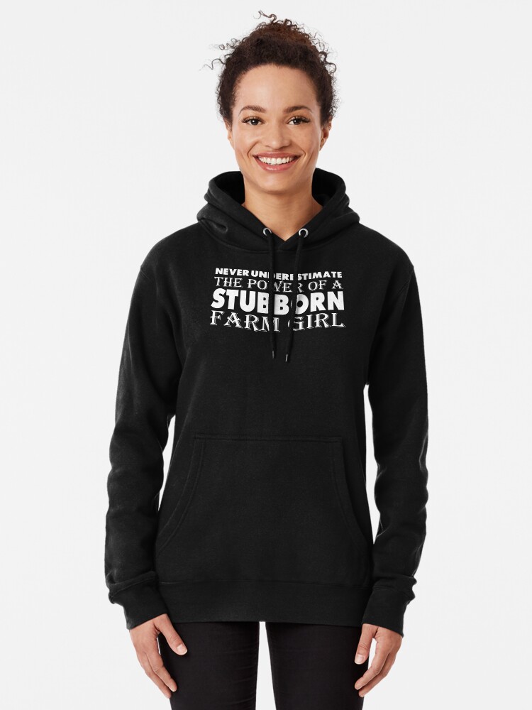 Never Underestimate The Power of JUSTA Hoodie Black