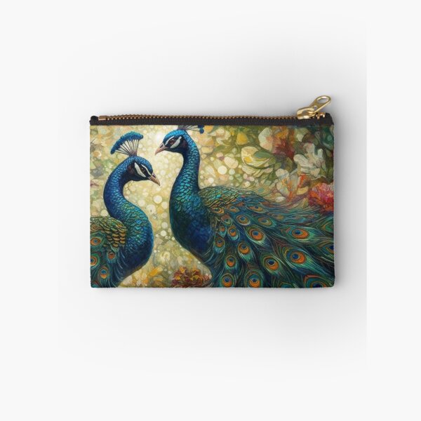 Item preview, Rare Wildlife Abstract Wall Art Peacocks Animals Oil Painting B159 designed and sold by MPCFICTION.