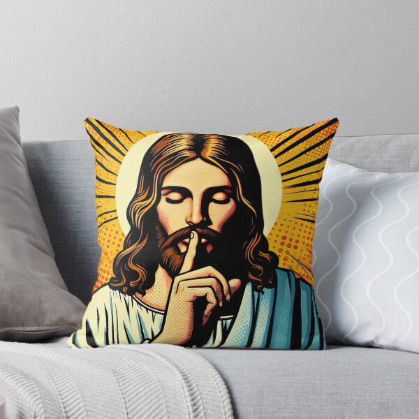 Item preview, El Divino 'Shhh' designed and sold by ShushingJesus.