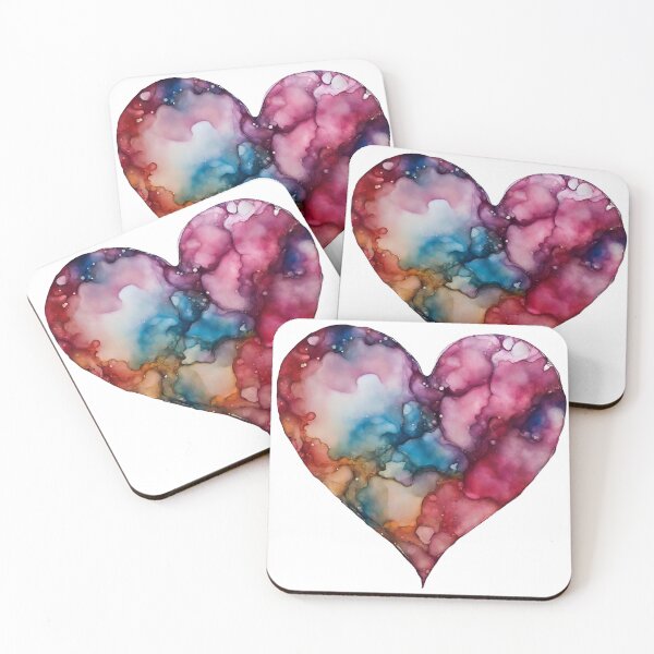 Item preview, Alcohol Ink Heart designed and sold by LittleGoblinPrs.