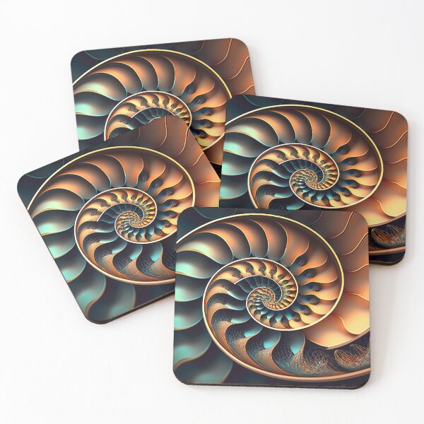 Item preview, Abstract Fusion: Fibonacci & Golden Ratio Artistry designed and sold by iQuorra.