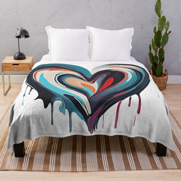 Item preview, Colorful Painted Heart designed and sold by LittleGoblinPrs.