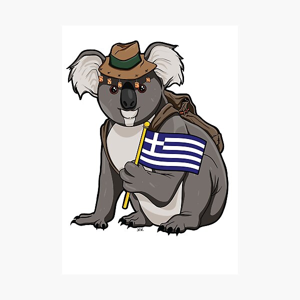 Item preview, Aussie Moz in Greece designed and sold by Vana Vikse.