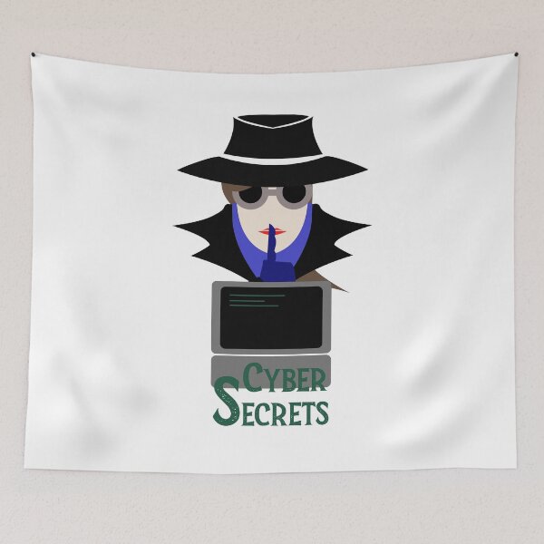 Item preview, Lady Black (Cyber Secrets Cauc): A Cybersecurity Design designed and sold by McNerdic.