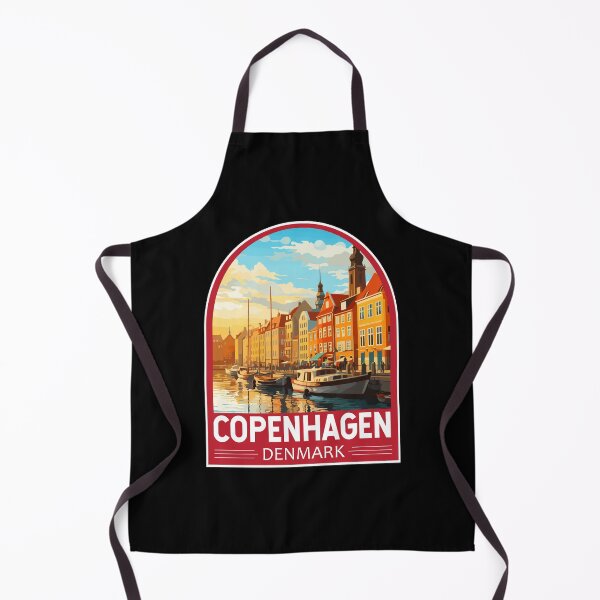 Item preview, Copenhagen Denmark Travel Art Emblem designed and sold by KrisSidDesigns.