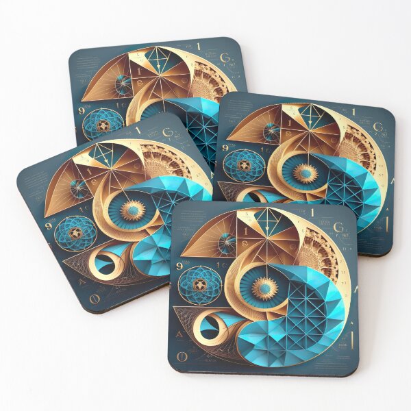 Item preview, Fibonacci & Golden Ratio Abstract Fusion designed and sold by iQuorra.