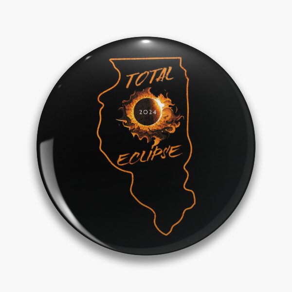 Artikelvorschau, Totale Sonnenfinsternis 2024 – Illinois entworfen und verkauft von 5PointsDigital.